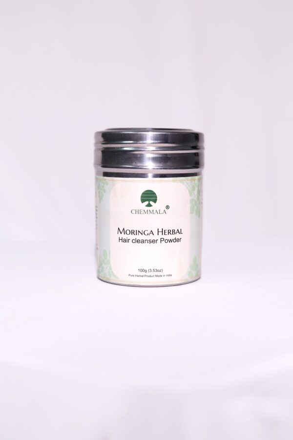 Chemmala Moringa Herbal Hair Cleanser Powder - A Natural Solution for Healthy Hair Growth